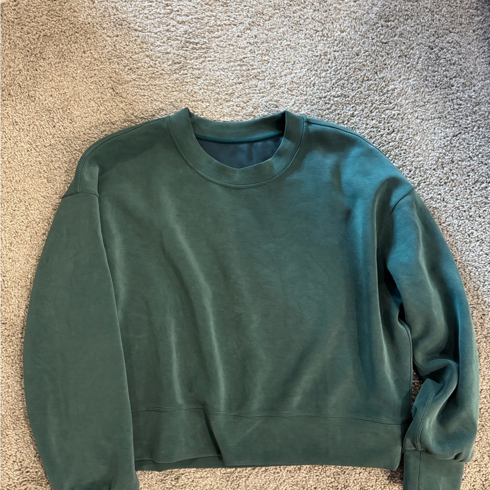 lululemon athletica Forest Green Sweatshirt